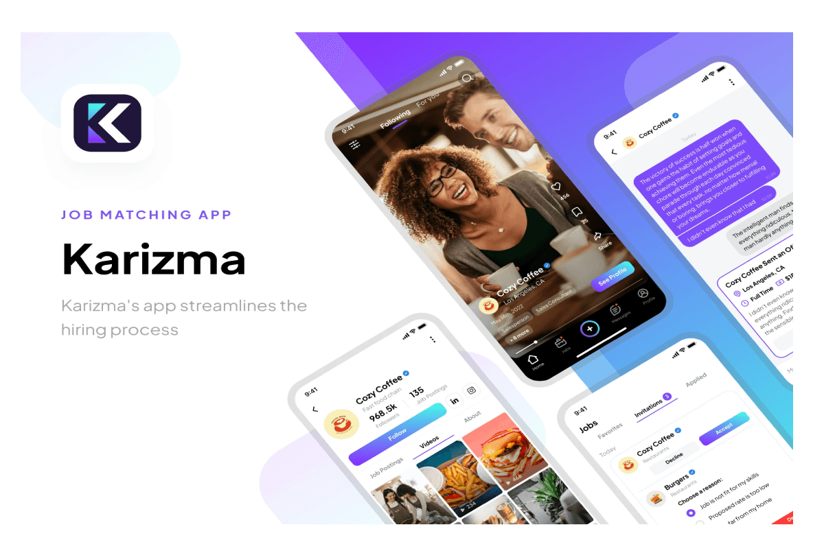 Karizma – Job Matching App