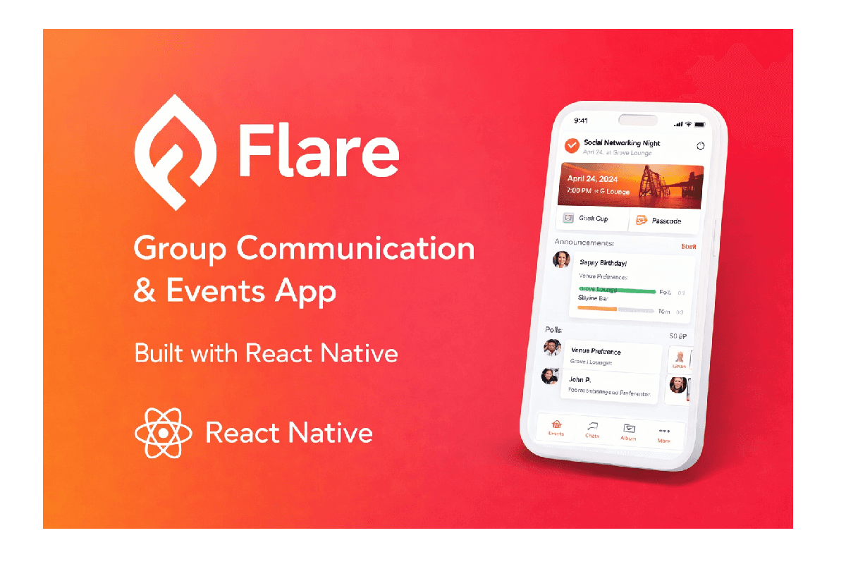 Flare - Group Communication App